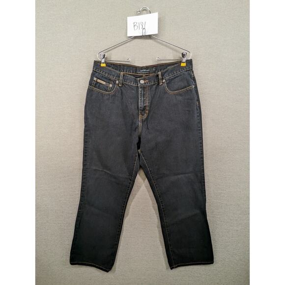 Calvin Klein Jeans Black Jeans Size 14 Bootcut -0424B181 - Picture 9 of 9